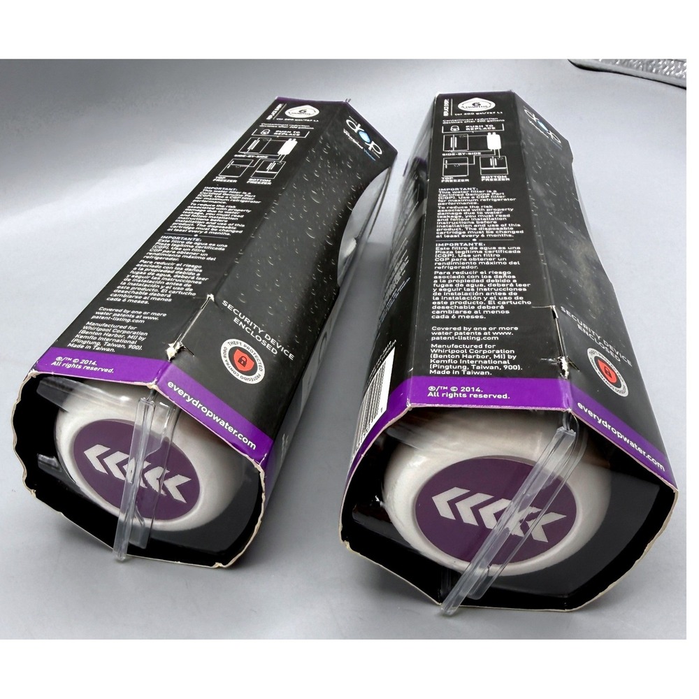 EveryDrop Whirlpool Refrigerator Water Filter 1 EDR1RXD1 W10295370A 2 Pack NEW - Picture 2 of 7